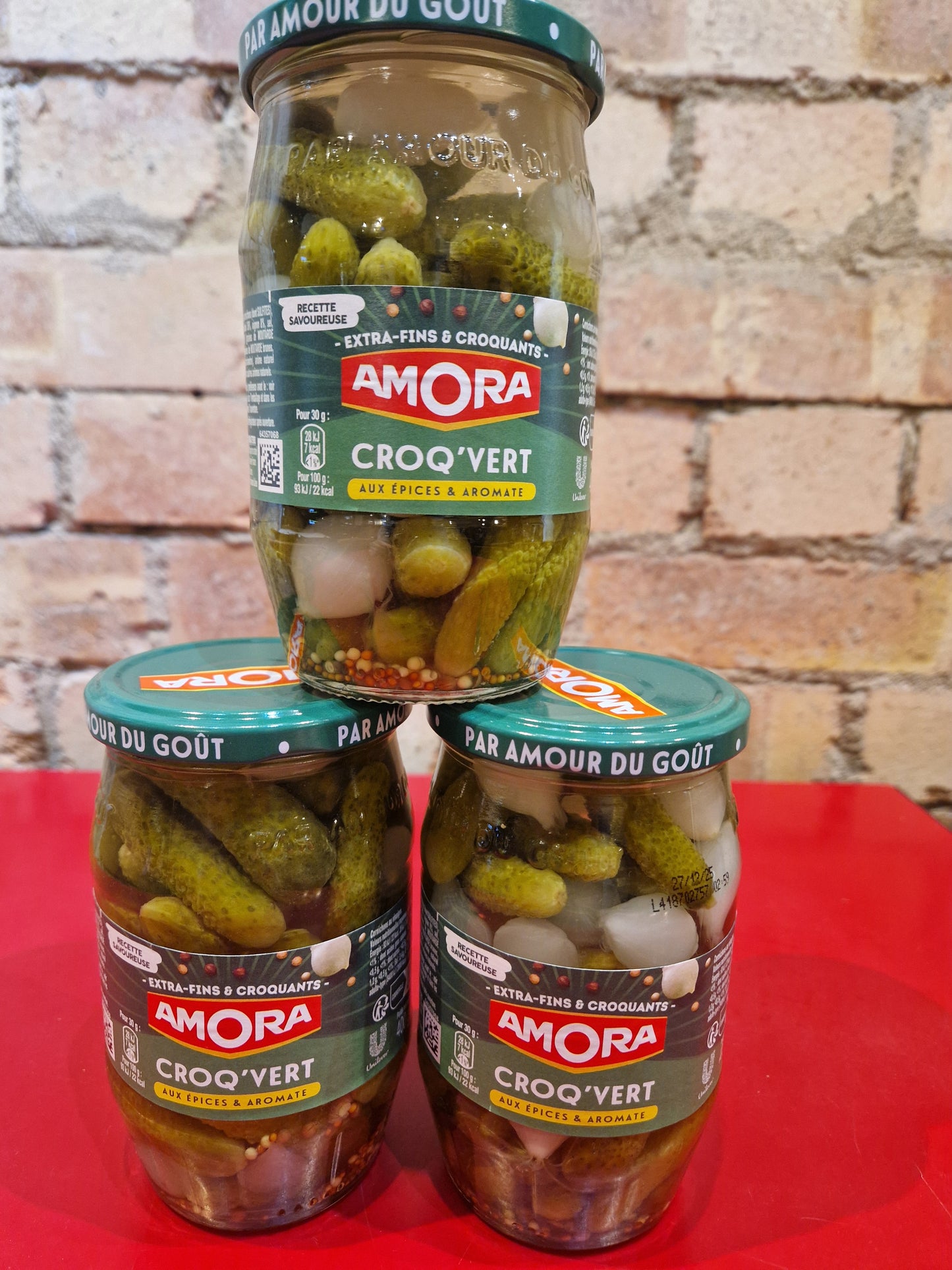 Gerkhins - Cornichons Amora - 400g Jar